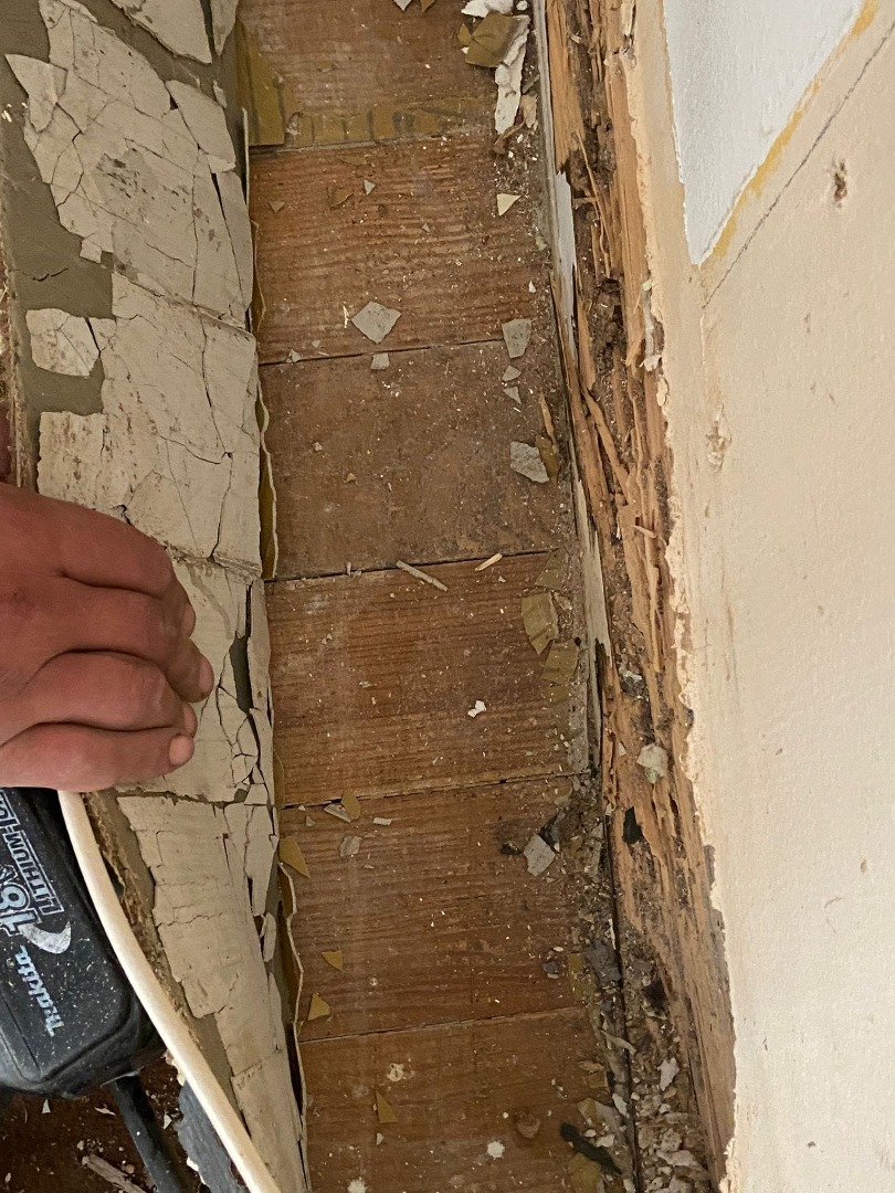 Chantier de rénovation en cours