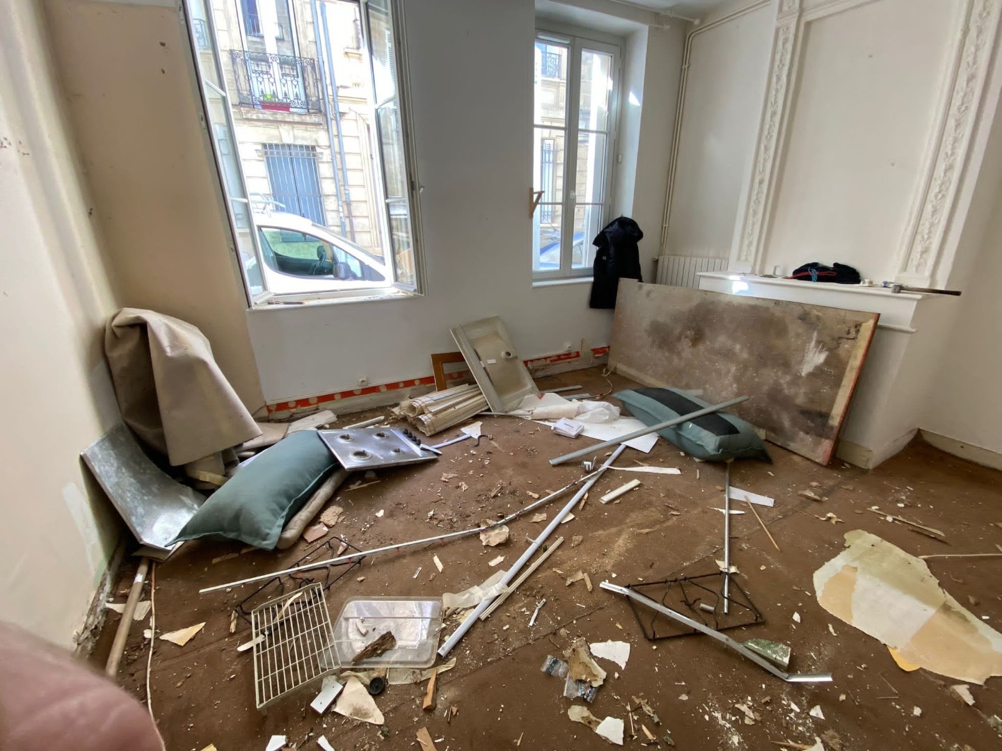 Chantier de rénovation en cours